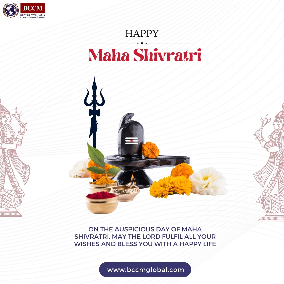 bccm_global's tweet image. Wishing peace and prosperity on the divine occasion of Maha Shivratri. Let&apos;s embrace the light of knowledge with BCCM Global. #MahaShivratri #BCCMGlobal #HigherEd #SpiritualGrowth #CulturalWisdom #GlobalEducation #LearningLeaders #AcademicSpirit #DiverseEducation