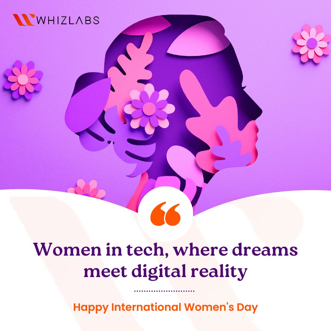 🎉Happy International Women's Day from Whizlabs! 👩‍💻 At Whizlabs, we're celebrating the incredible women in tech who inspire us every day. #IWD2024 #WomenInTech #Whizlabs