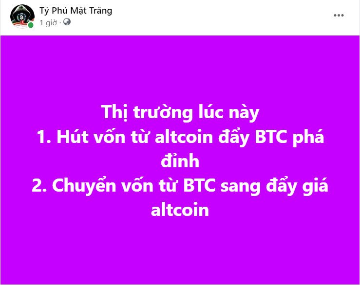 tpmoon_crypto's tweet photo. Anh em thấy thế nào #Bitcoin https://t.co/JrG3byEaNB