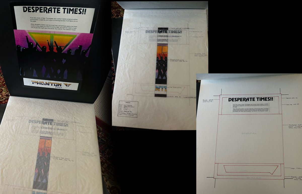 SeanTourangeau's tweet image. Here is a #Flashback set of the way things used 2b when I a student at the #artinstituteofseattle in 1992-94. Here are parts of my portfolio I had to present to graduate. Key line mechanical, #linotronic outputs and one of my airbrush pieces. Boy how the industry has changed.
