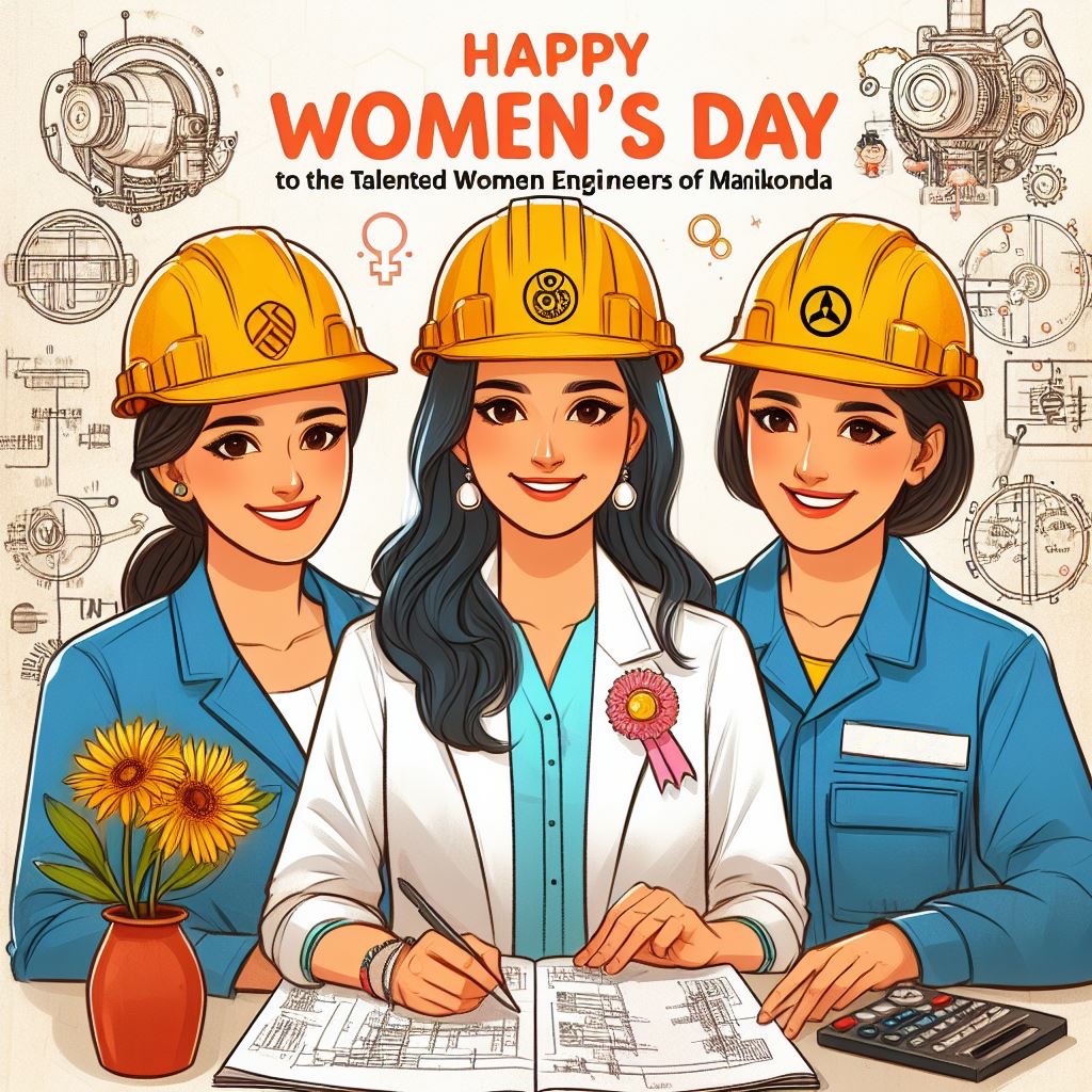 “Happy Women’s Day to three remarkable engineers, Mounika, Divya and Spoorthi! Your dedication and brilliance have made a significant impact in Manikonda. Keep inspiring others!” - Venkat Mamilla @AEMANIKONDA @hmwssbmgrmkonda