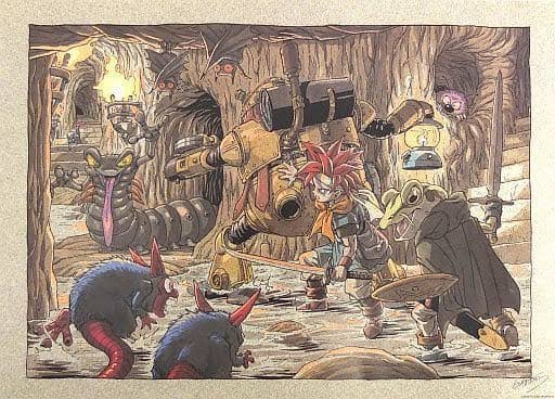 クロノトリガーの一枚絵、本当に大好きです。今でも1番好きなゲームに