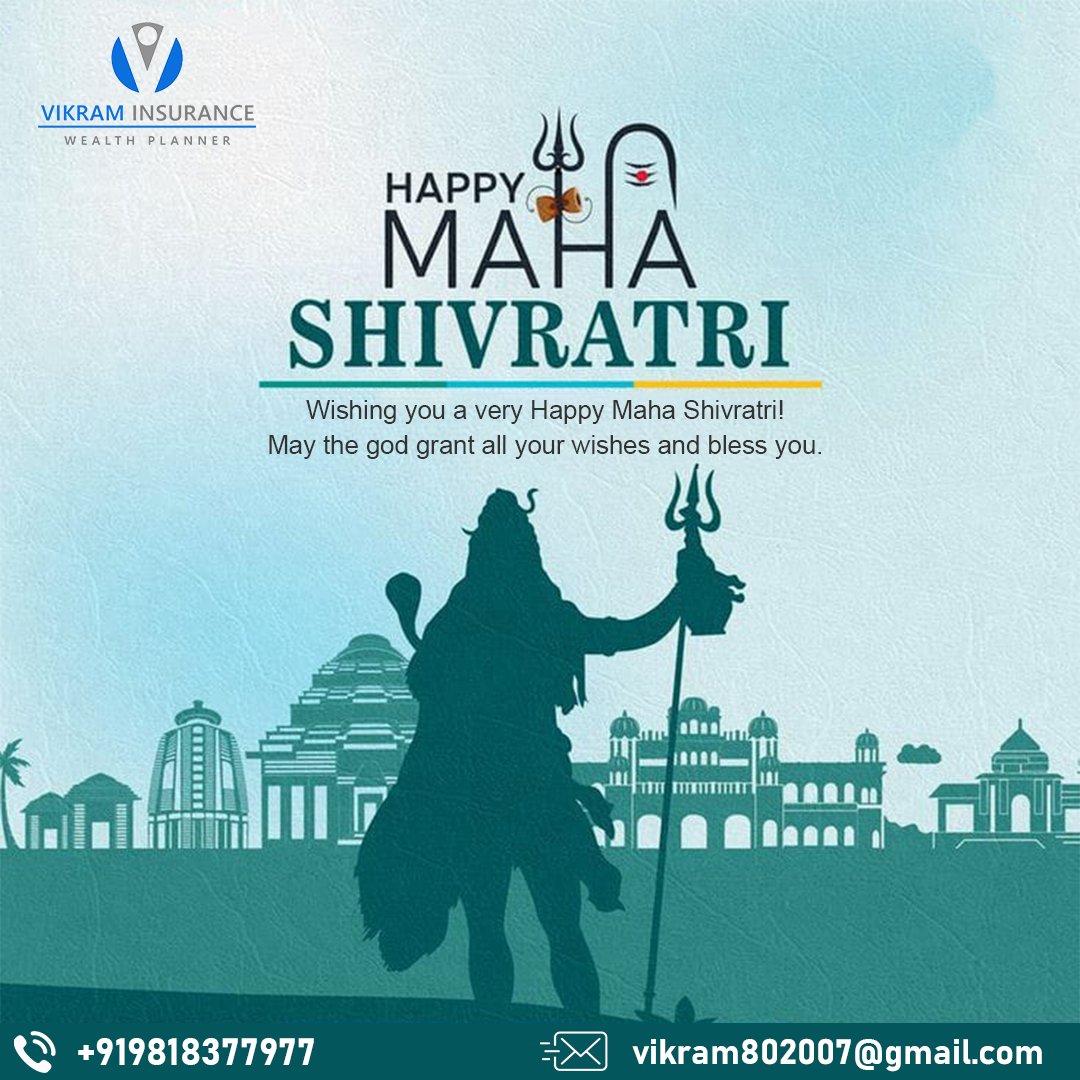 VikramJSingh81's tweet image. Celebrate the auspicious occasion of Maha Shivratri with joy and blessings! 🙏 

Let the divine grace of Lord Shiva fill your life with happiness and prosperity. ✨ 

For more information please contact us on 
📞+919818377977 or mail us at 
📩vikram802007@gmail.com
#MahaShivratri