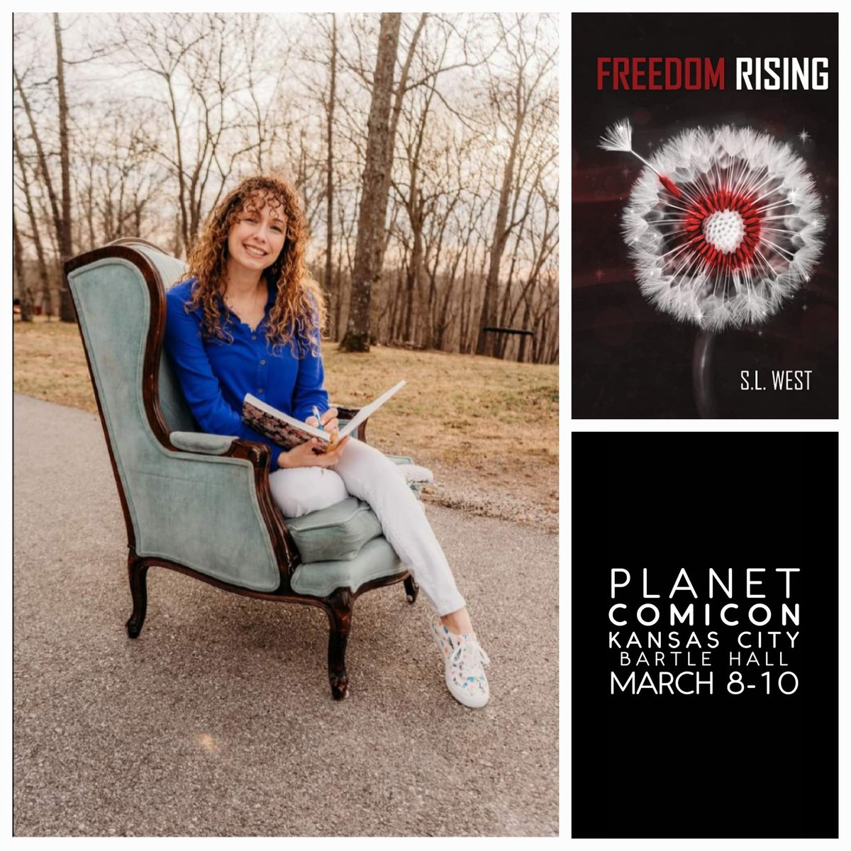 Planet Comic-Con, here we go! #slwest #freedomrising #dytopian #WritingCommmunity #writersoftwitter #readersoftwitter #authorcommunity