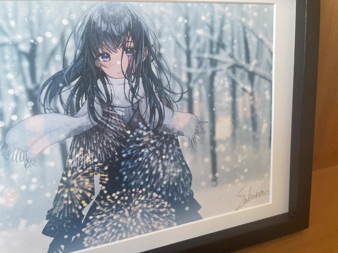 額装作品です…! 