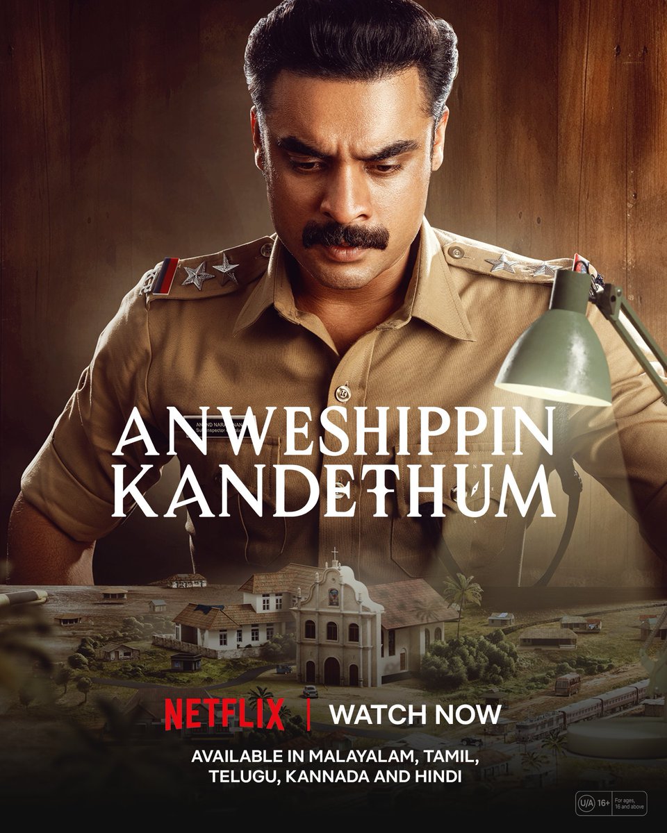 Anweshippin Kandethum, now streaming in Malayalam, Tamil, Telugu, Kannada and Hindi. #AnweshippinKandethumOnNetflix Follow 👉 @OTTretweets 👈 for All #OTT Streaming Updates