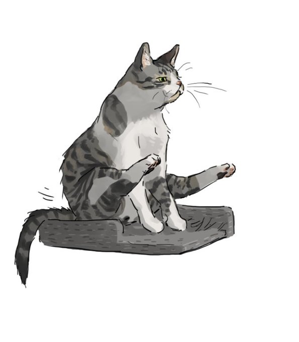 「cat motion lines」 illustration images(Latest)
