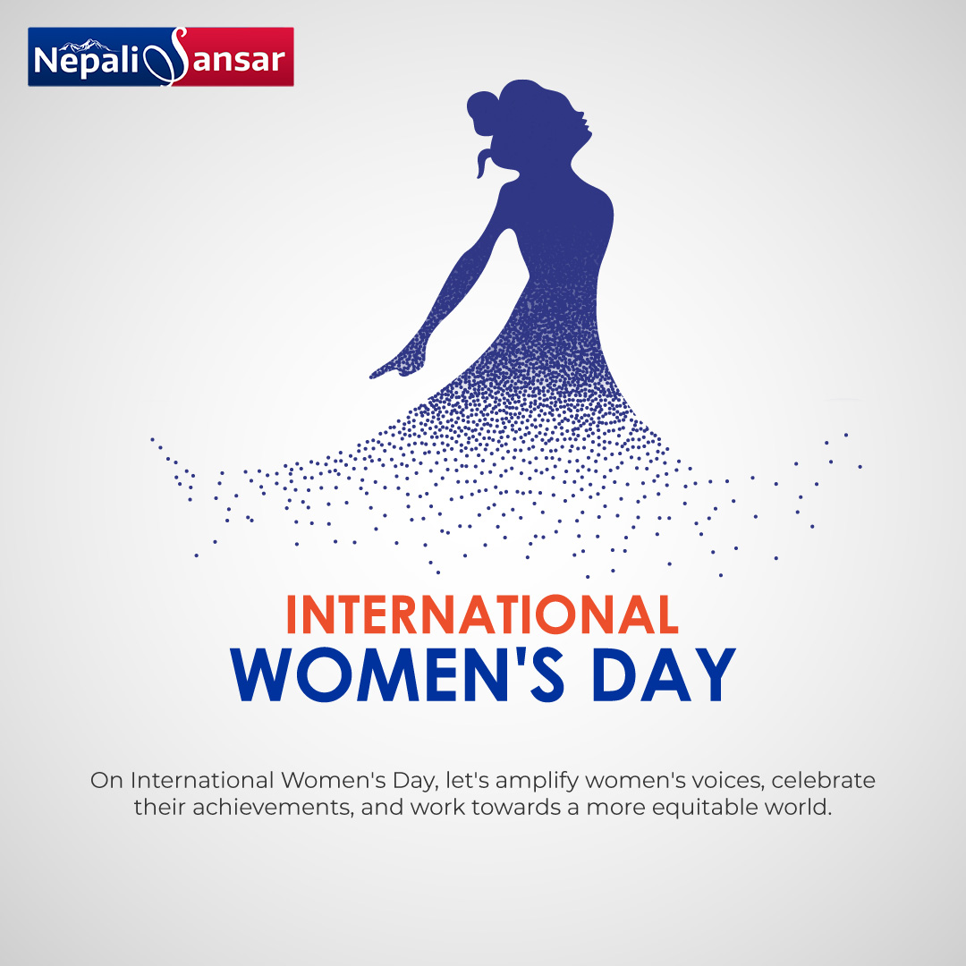 nepalisansar4u's tweet photo. Women have always been at the forefront of progress, from trailblazers to changemakers. Happy International Women's Day! 

@Nepalisansar4u #HappyWomenDay #womenday #WomenDayCelebrations #happywomensday #internationalwomensday2024 #8march #InternationalWomenDay #NepalNews https://t.co/ILh2xmoyGQ