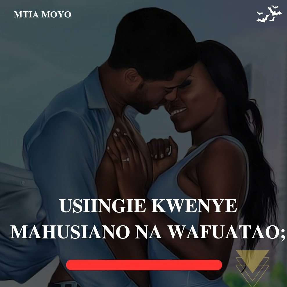 mtia_moyo's tweet photo. USIINGIE KWENYE MAHUSIANO NA WAFUATAO 

1. Mteja wako. 

Mapenzi hisia lakini si kila mahali pakuweka hisia zako utaharibu,  mteja wa duka lako (genge) au biashara yako usimpe nafasi akawa mpenzi,  badala ya kuwa msaada akakufilisi, anachukua vitu bure, ndugu zake watataka bure, usipojiangalia unapoteza uchumi wako. 

2. Mtu aliyekuomba ushauri. 

Mara nyingi tunakutana na watu walioumizwa kwenye mahusiano hasa sisi counselors, jiepusha sana kuingia kwenye mahusiano na aliyekuomba ushauri kuhusu mahusiano yake. 

3. Mpenzi aliyeachwa na rafiki yako. 

Kama mmeshibana sana na rafiki yako basi wakiachana usiwe mwepesi kujiachia ukaingia kwenye uhusiano ya ex wake, itahitaji nguvu kubwa sana kumuaminisha hukuwa sababu ya wao kuachana. 

4. Mpenzi wa ndugu yako. 

Huwa inatokea ndugu yako kapata mpenzi lakini akaja kukuelewa sana wewe kuliko ndugu yako, usije ukajiroga ukampa nafasi, ni hatari mno, tena ondoa ukaribu (shemeji) kaa mbali naye na ogopa sana. 

5. Referee katika issue fulani 

Usiwe na mahusiano na mtu aliyekufanyia connection fulani, aidha kwenye kupata kazi, kuingia kwenye mashindano fulani, kupanda cheo nk, utaishia kuumizwa kwasababu kwake penzi lako ni kama mshahara tu 

6. Mfanyakazi wako 

Kwa maendeleo kwenye ofisi yako, ogopa kuingia kwenye mahusiano na Mfanyakazi,  hatakuheshimu tena, kazi atafanya anavyotaka, utapoteza kauli kwake anapofanya tofauti, itakulazimu kumpandisha cheo au kubadili mfanyakazi kabisa. 

7. Mtu mwenye kidonda. 

Usiingie na aliye na maumivu ya kuachwa na mpenzi wake, unakuwa faraja yake na si upendo, utajitoa ila yote ni 0%, siku akipona hataendelea na wewe.
Ukiona upo naye na haachi kumtaja ex wake jua bado anaumia, wewe haupendwi ila umemhurumia tu.

8. Jirani wa chumba cha kupanga ❤️ 

9. Mfanyakazi mwenzako wa ofisi moja ❤️ 

10. Mke au Mume wa Mtu 💔 

Repost || Share || comment 📌