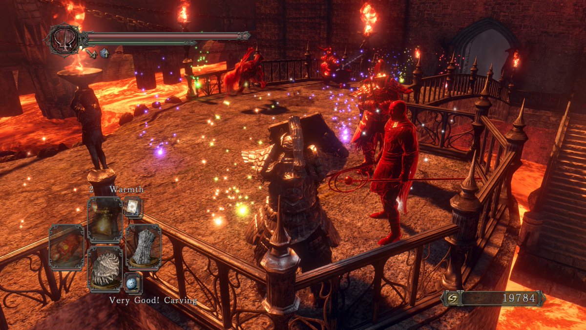 Svethlane's tweet photo. What an AWESOME NIGHT! Thank you to everyone who hung out, joined in, watched the stream, or otherwise supported! 

Being able to have a FULL PvP lobby in a 10 year old game is insane, and it definitely makes me want to do this more in the future! #ReturnToDrangleic #DarkSouls2 https://t.co/QNrpG7QXxg