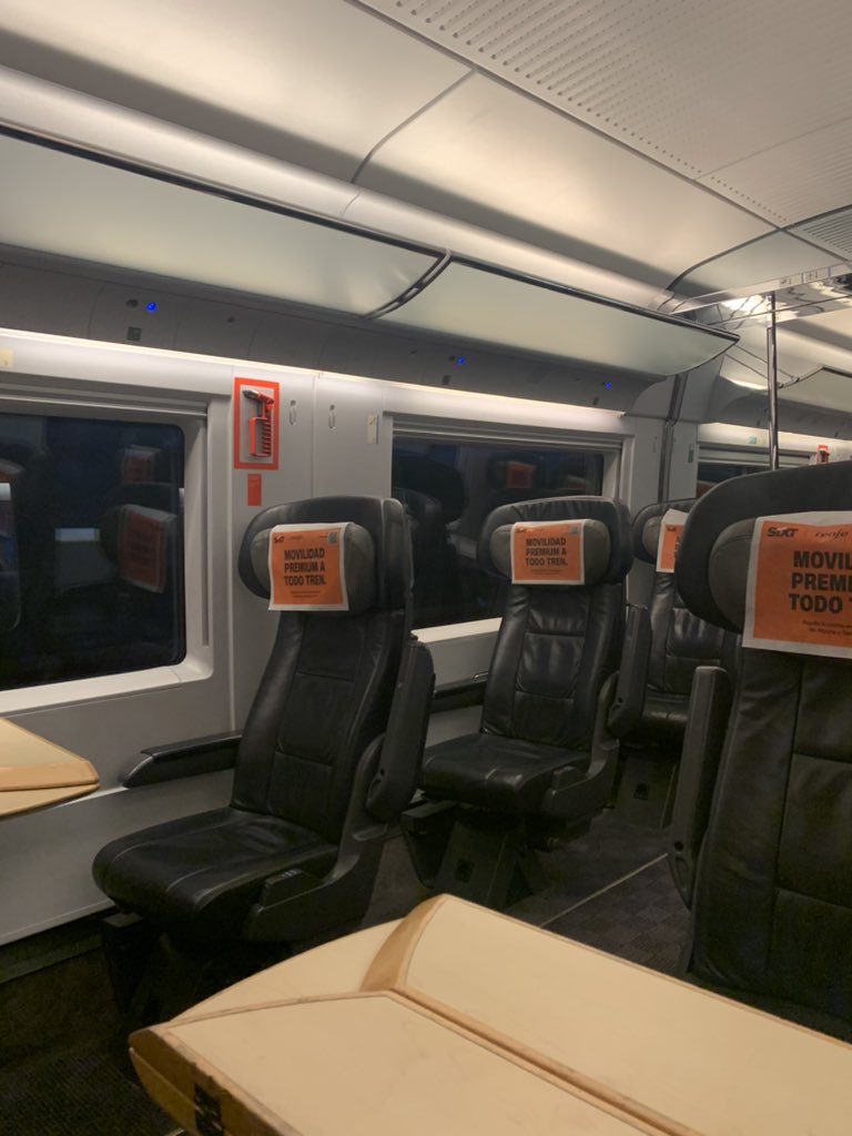 The only advantage of leaving at such an antisocial hour for #TESOLSPAINCáceres2024 is the luxury of an AVE carriage all to myself. @TESOLSpain