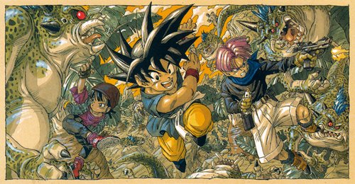 Dragon Ball GT Illustrations by Akira Toriyama