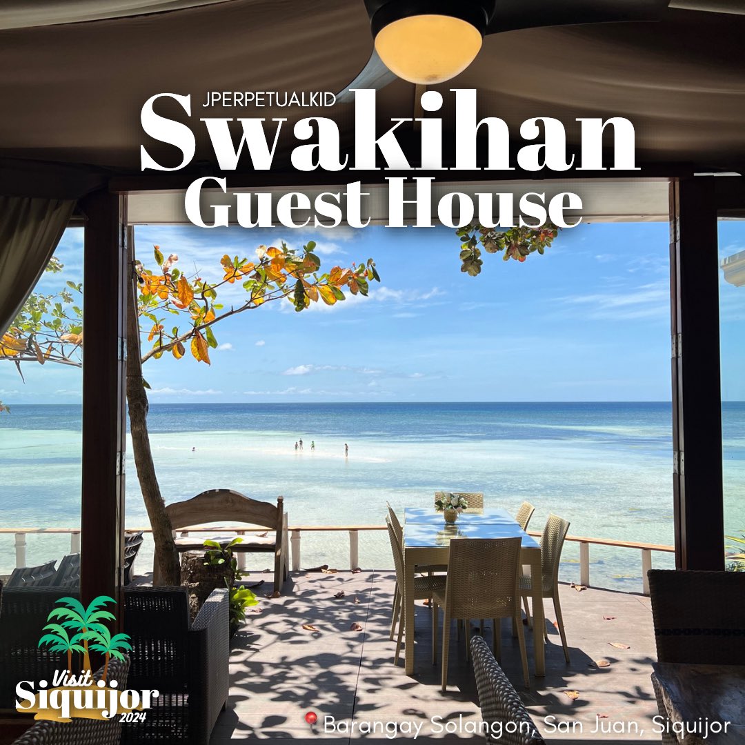 JPerpetualKid's tweet photo. #JPerpetualKidExplores | #VisitSiquijor2024 | Summer is definitely here! 

Marvel at this beautiful view while taking your brunch, lunch or snacks at 

📍Salawaki Bar of Swakihan Guest House
Barangay Solangon, San Juan
Siquijor, Philippines

🏡 Book here: https://t.co/FAWFgcer39 https://t.co/FSUkIVRCDr