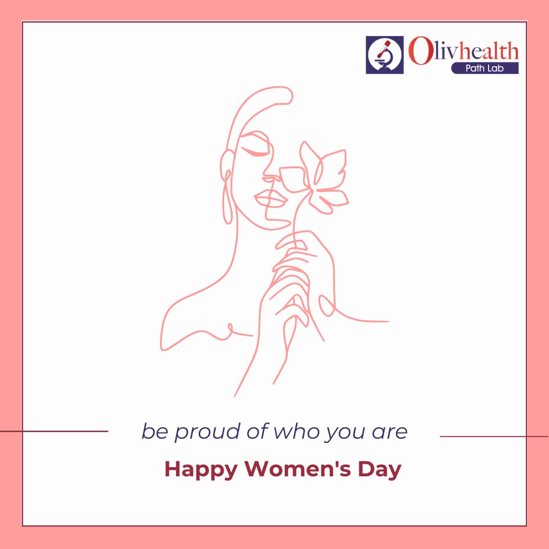 'Today, and every day, we celebrate the strength, resilience, and invaluable contributions of women worldwide. Happy International Women's Day from all of us at Olivhealth Path Lab! 💐

#olivhealthpathlab #IWD2024 #InternationalWomensDay #HealthcareForHer #WomenEmpowerment'