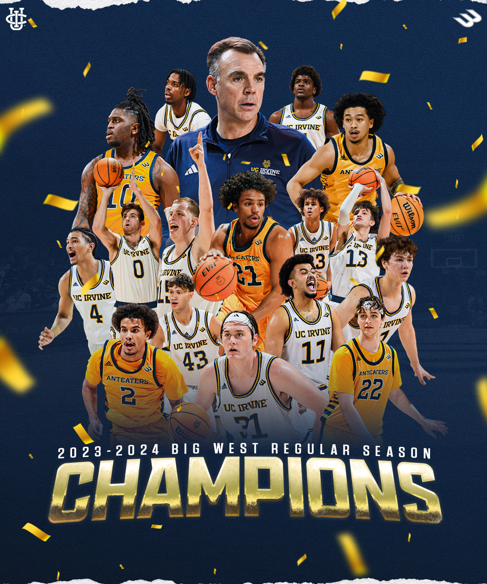 🏆 𝐁𝐀𝐂𝐊 𝐓𝐎 𝐁𝐀𝐂𝐊 𝐂𝐇𝐀𝐌𝐏𝐈𝐎𝐍𝐒 🏆 The Anteaters take home the regular season title for the second consecutive year! #StillHungry | #TogetherWeZot