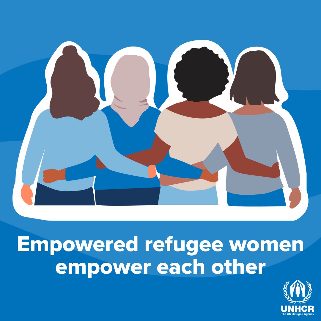Refugees's tweet image. Refugee women are forging their own paths AND lifting up fellow women.

Women supporting women.
That’s how we can build a better a future.
That’s why we should #InvestInWomen.
That’s our message for this #InternationalWomensDay.

#IWD2024