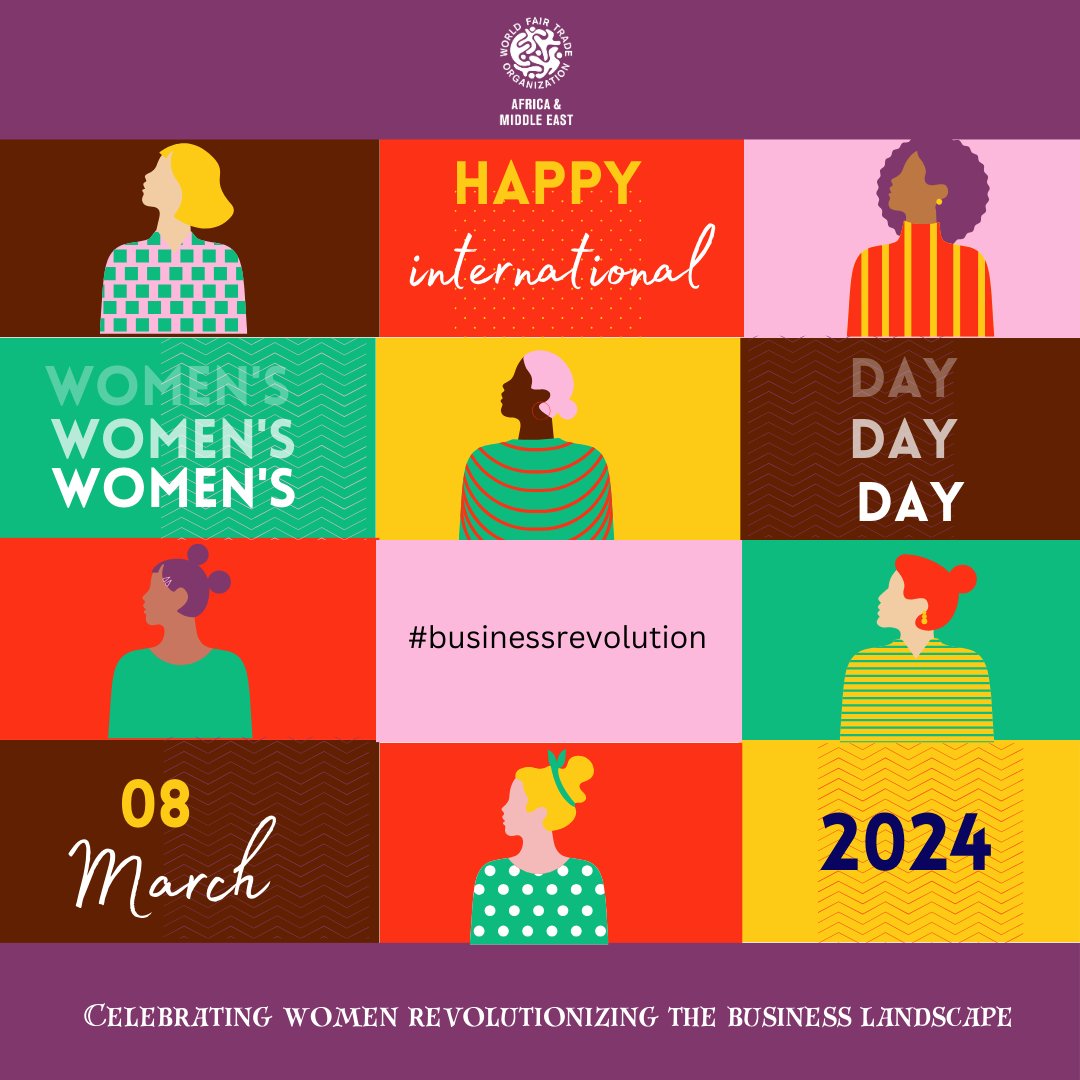 WftoE's tweet image. This International Women's Day, we celebrate the trailblazers revolutionizing the business landscape: the pioneering women of Fair Trade!
#FairTradeWomen #WomensMonth #Businessrevolution