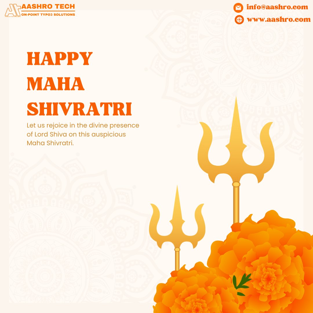 AashroTech's tweet image. Har Har Mahadev..🌺🕉
#aashrotech#aashro#mahashivratri#mahadev