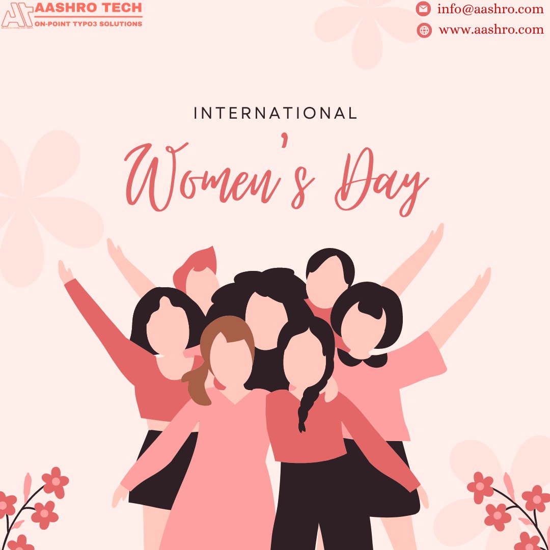 AashroTech's tweet image. &quot;Happy Women&apos;s  Day to all the phenomenal women who make the world a better place with  their kindness, compassion, and strength.&quot;❤️👩‍💻