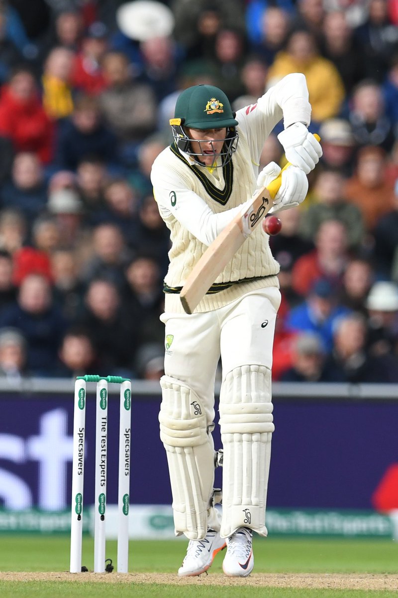 The last time Marnus batted with sleeves in a Test match was in the 2019 Ashes #NZvAUS