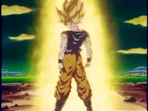 LeonhartYT's tweet photo. One of my favorite moments of Dragon Ball Z was rushing home from school to see Goku go Super Saiyan for the first time. https://t.co/d8E7qSOaXY