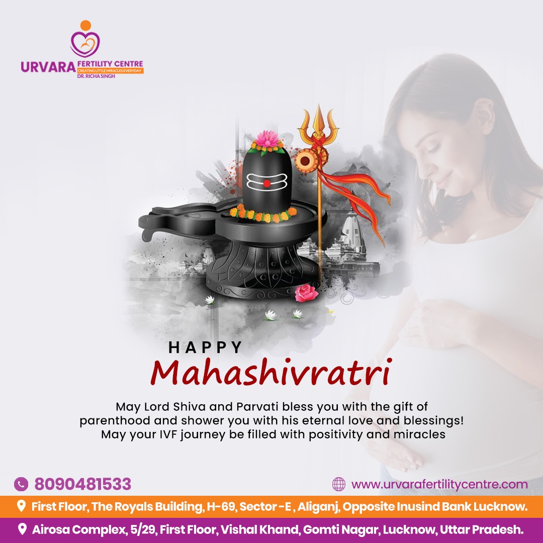 Urvara Fertility Center wishes you all a very happy Mahashivratri may this occasion inspire new beginnings of your parenthood journey.

#Mahashivratri #ParenthoodJourney #NewBeginnings #FertilityJourney #UrvaraFertility #FertilityCenter #ParenthoodGoals #FertilityInspiration
