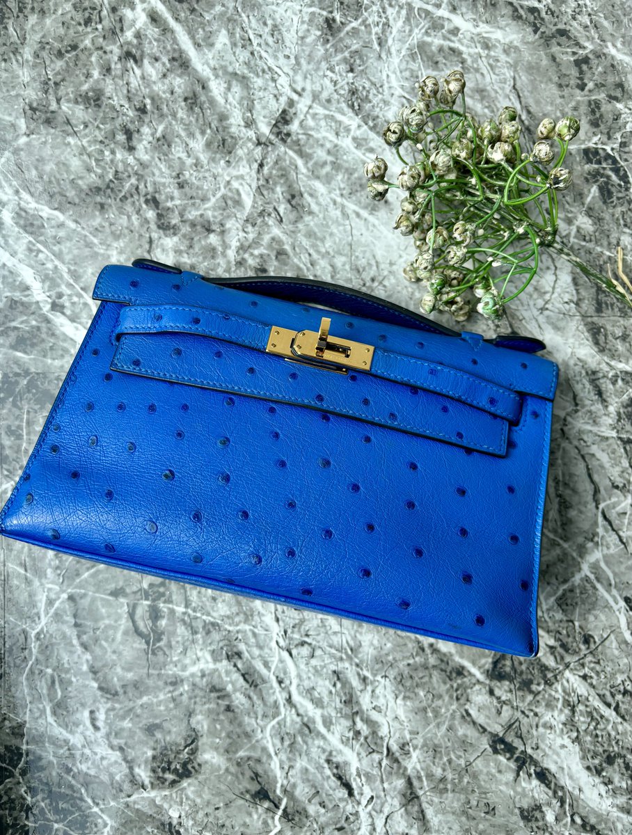 ob_ginza's tweet photo. ポシェットケリー👜

Material : オーストリッチ
Color：ブルーフランス
Stamp C(2018)
USED(ABランク)
No. 101710724

フォーマルシーンに大活躍のコンパクトなデザイン💙
店頭でお試し下さい😌

#hermes 
#エルメス 
#エルパト
#ケリー 
#ポシェットケリー
#オーストリッチ 
#銀座
#バッグ
#ブランド https://t.co/iWJRI9tNng