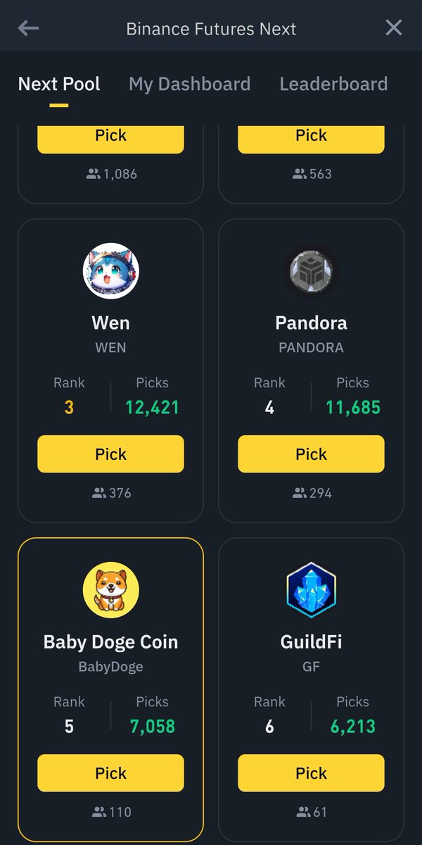 MmNabarup's tweet photo. Vote to #BabyDoge on BINANCE FUTURES NEXT 🗳️

[The Binance url site has been banned in many countries including India, USA, But you can still vote if you have the Binance App and have some USDT as funds. (T&amp;C apply)]

- Search "BINANCE FUTURES NEXT" ON APP.

#BabyDogeArmy https://t.co/LxADnubyTU