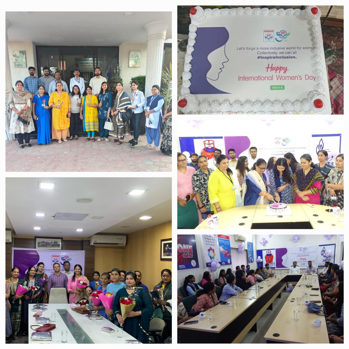 Umapathyhyd1's tweet photo. International Women's Day celebrated by our Women Officers by felicitating Women Dealers, staff and customers. @HPCL @NwzLpg @anujjain1906 @nalli_srinivas @PetroleumMin #InternationalWomensDay https://t.co/QCgRuvvhqY
