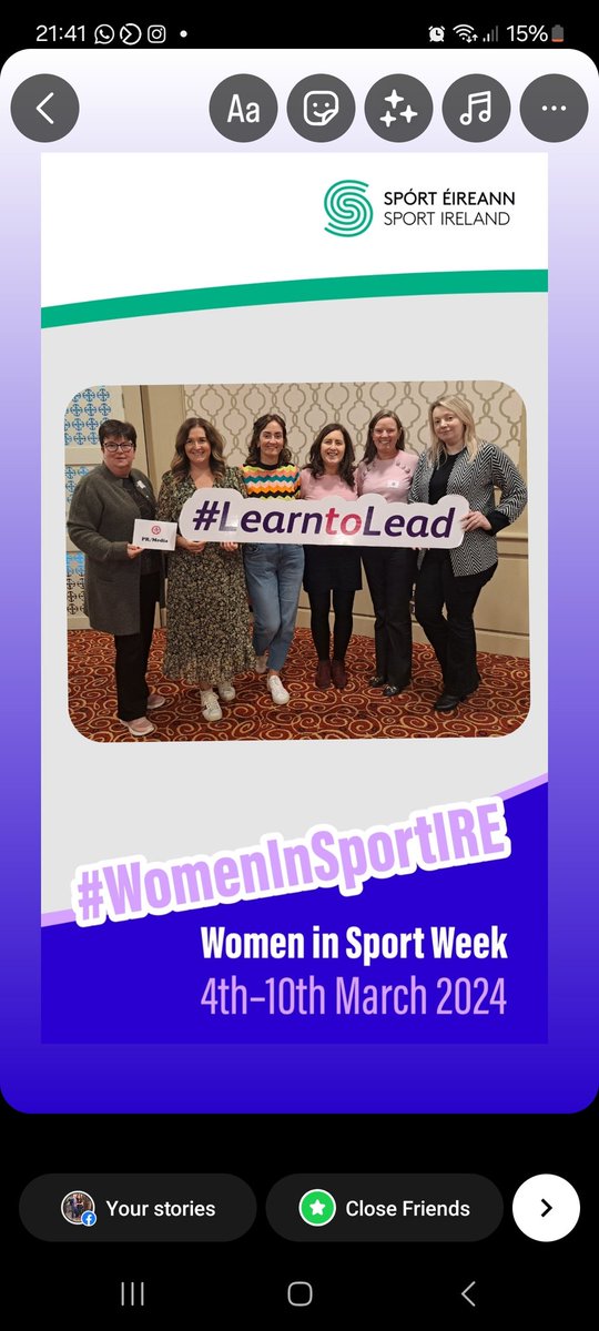 Our @LadiesFootball #learntolead PR/Media strand of 2023/2024 
#womeninsportire #lgfa