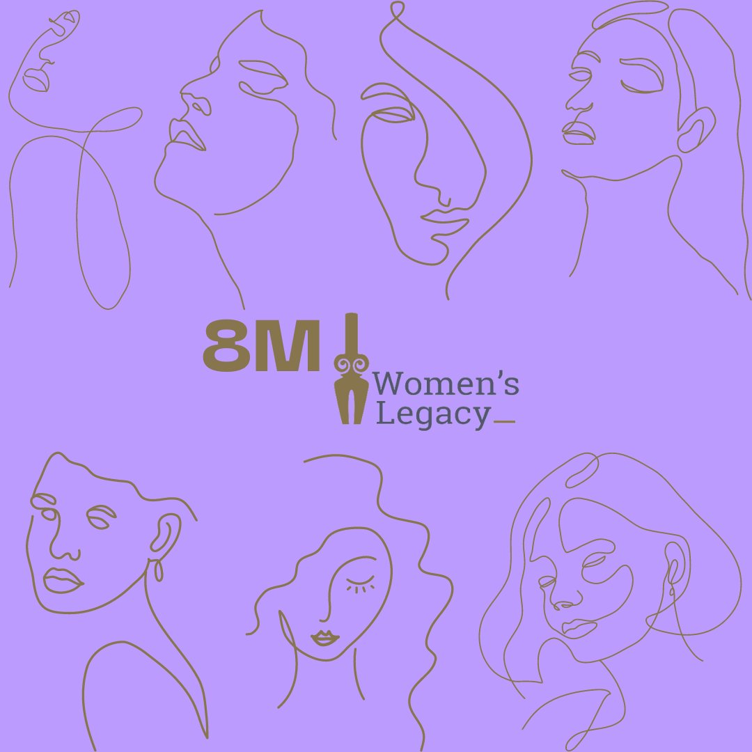 #8M #WomensLegacyEU 
🟣 ¡Hasta que el legado cultural de las mujeres sea recuperado y reconocido!
🟣 Fins que el llegat cultural de les dones siga recuperat i reconegut!
🟣 Until the cultural heritage of women is recovered and recognised!