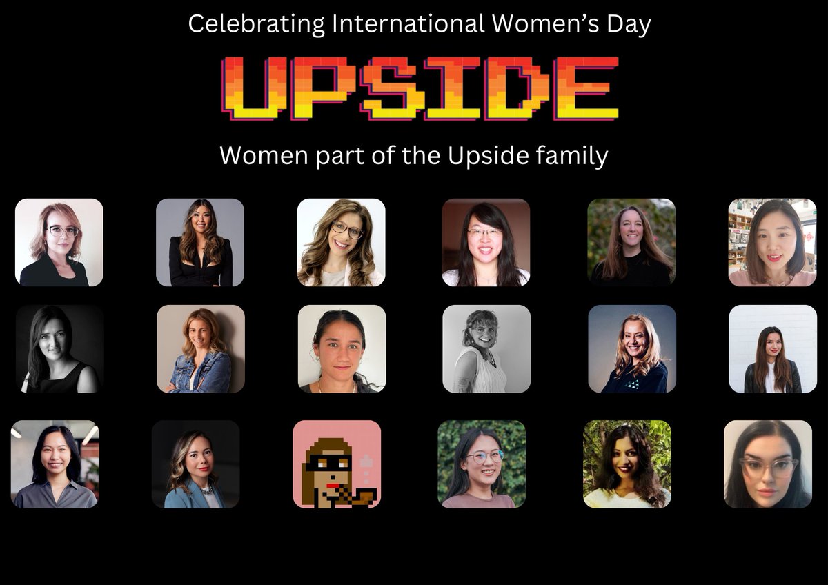 Shoutout to all the awesome women involved with our Upside community! Lots more to come 🫶 Happy #InternationalWomensDay