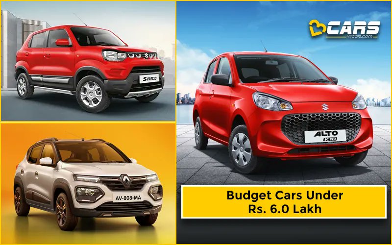 v3cars's tweet image. Here’s a list of cars you can buy for under Rs. 6.0 lakh right now:

v3cars.com/car-guide/budg…

#BudgetCars #CarGuide #V3Cars #TataTiago #MarutiSwift #RenaultKwid