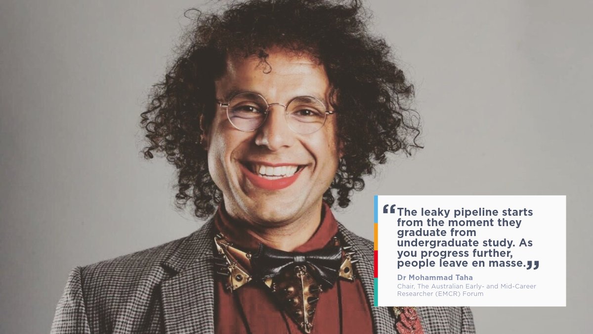 @EMCR_forum Chair Dr Mohammad Taha (@TahaSciencing) & Academy Chief Executive Anna-Maria Arabia (@ayyemm) spoke to the @australian about women in STEM, the leaky pipeline in academia & what needs to be done to improve the representation of women. Read more theaustralian.com.au/special-report…