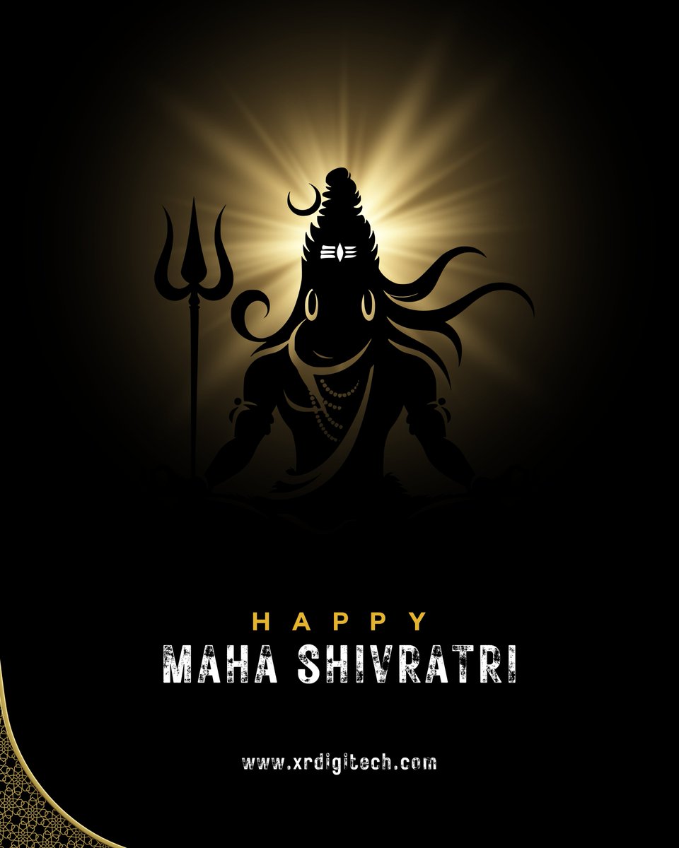 XRDigitech's tweet image. May Lord Shiva bless you with strength and wisdom on this auspicious occasion. Wishing you a blessed Maha Shivaratri.&quot; #Mahashivratri2024