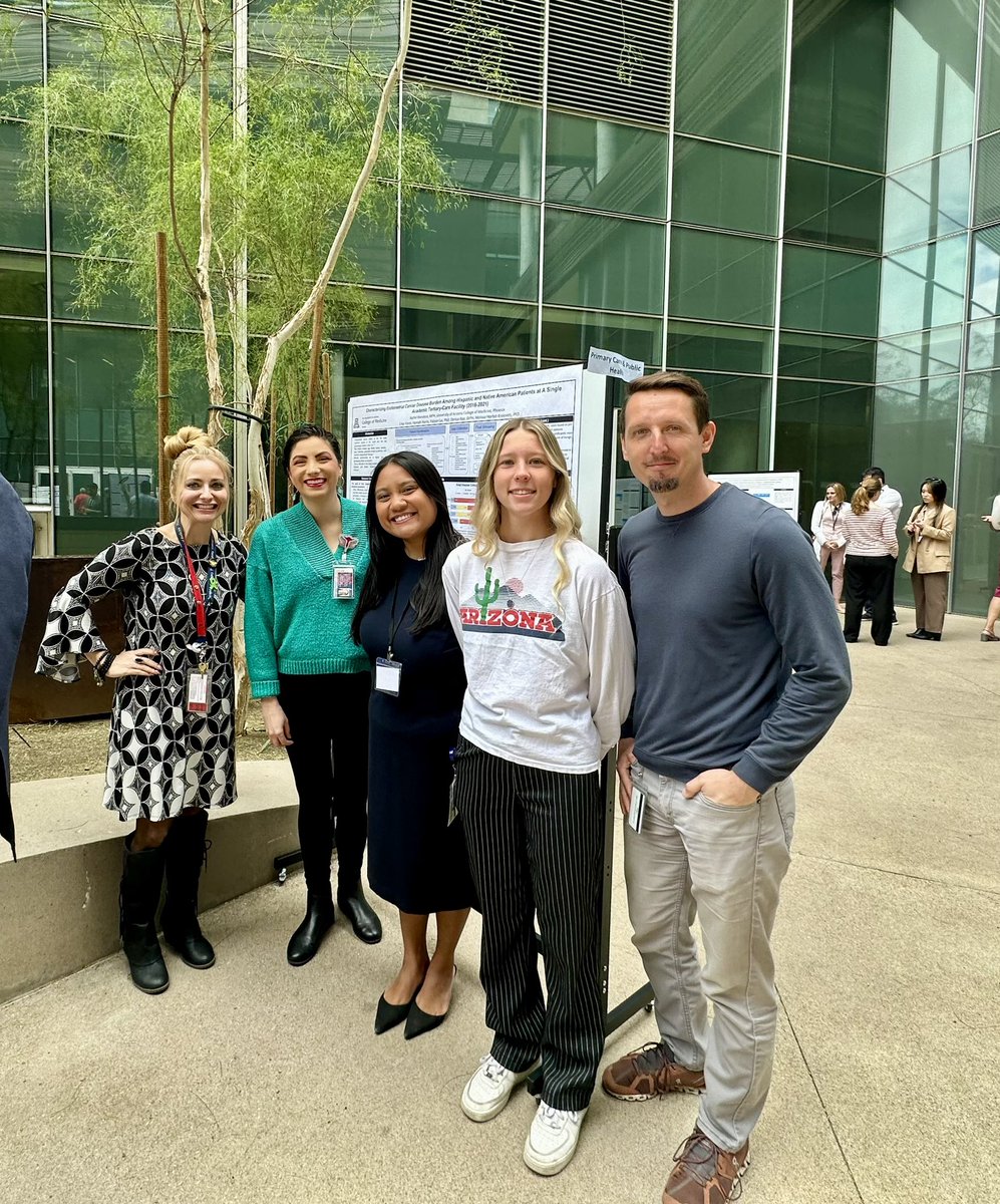 💫Proud mentor moment—so excited for Rachel Mendoza current MS4 student and aspiring #OBGYN to present her 4 year scholarly project on #endometrial #cancer prevalence and patient characteristics in a cohort here in Arizona 🌵 #WomensHealth #HealthEquity @UAZCancer @UAZBIO5