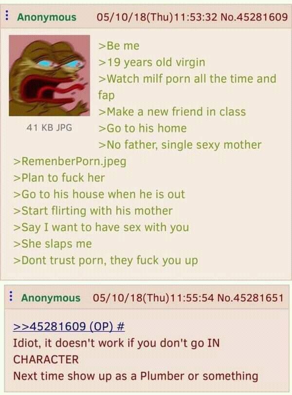 Anon gets tricked