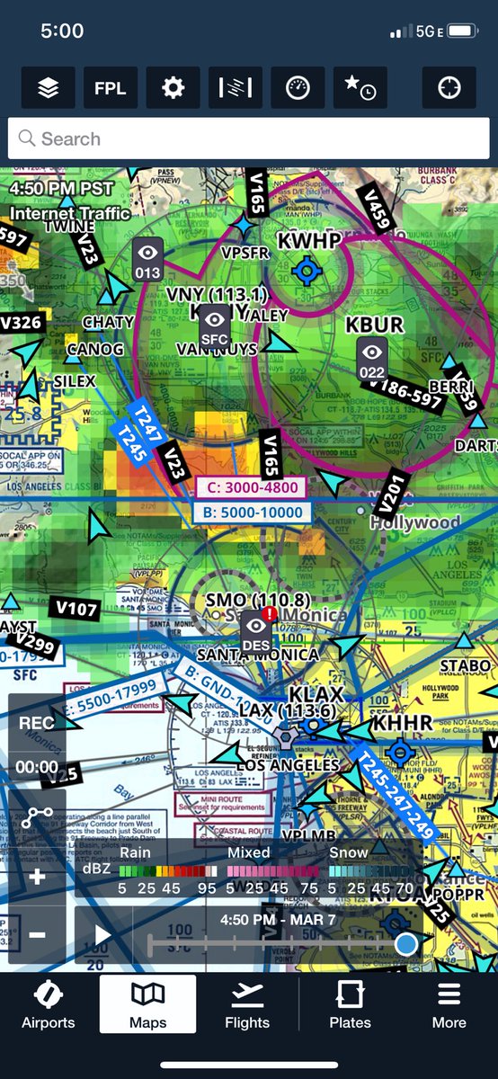scottburtknx's tweet image. Current Radar @knxnews #Foreflight