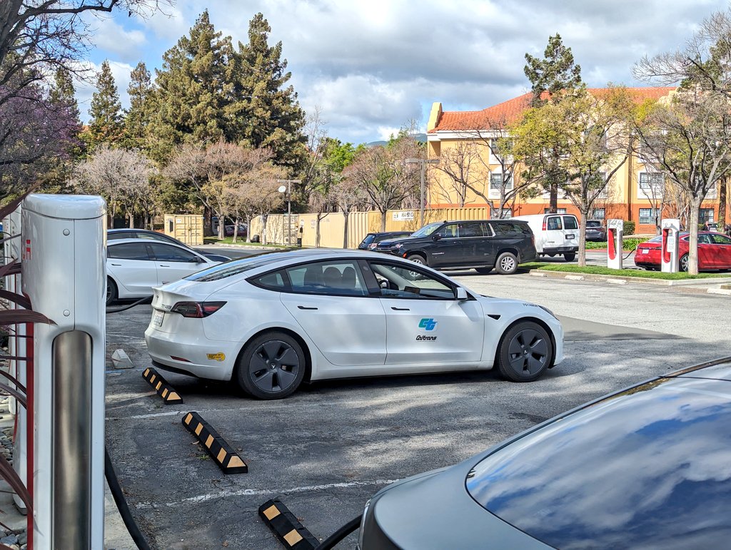 Today I learned Caltrans has Teslas