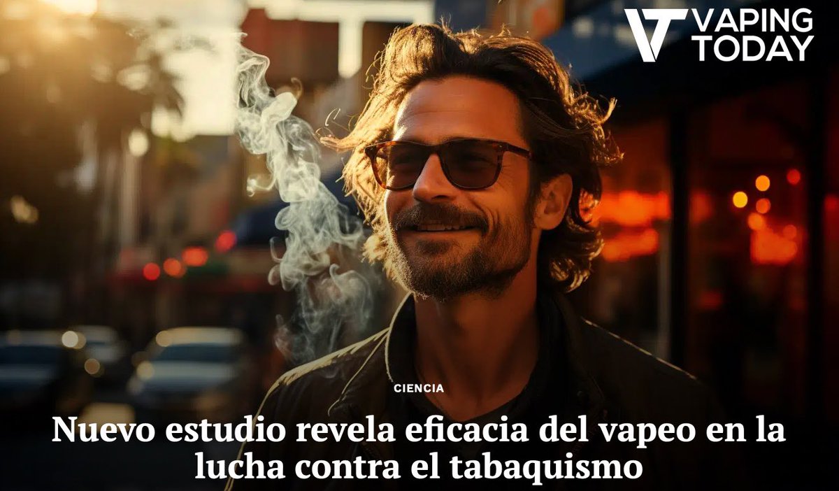 TodayVaping's tweet photo. #LoMásNuevo Un reciente estudio llevado a cabo en China ha puesto de manifiesto la efectividad de los cigarrillos electrónicos en comparación con la vareniclina, un medicamento recetado, y la terapia de reemplazo de nicotina tradicional.
https://t.co/JSoBKcOtDC
#vapingtoday #periodismo