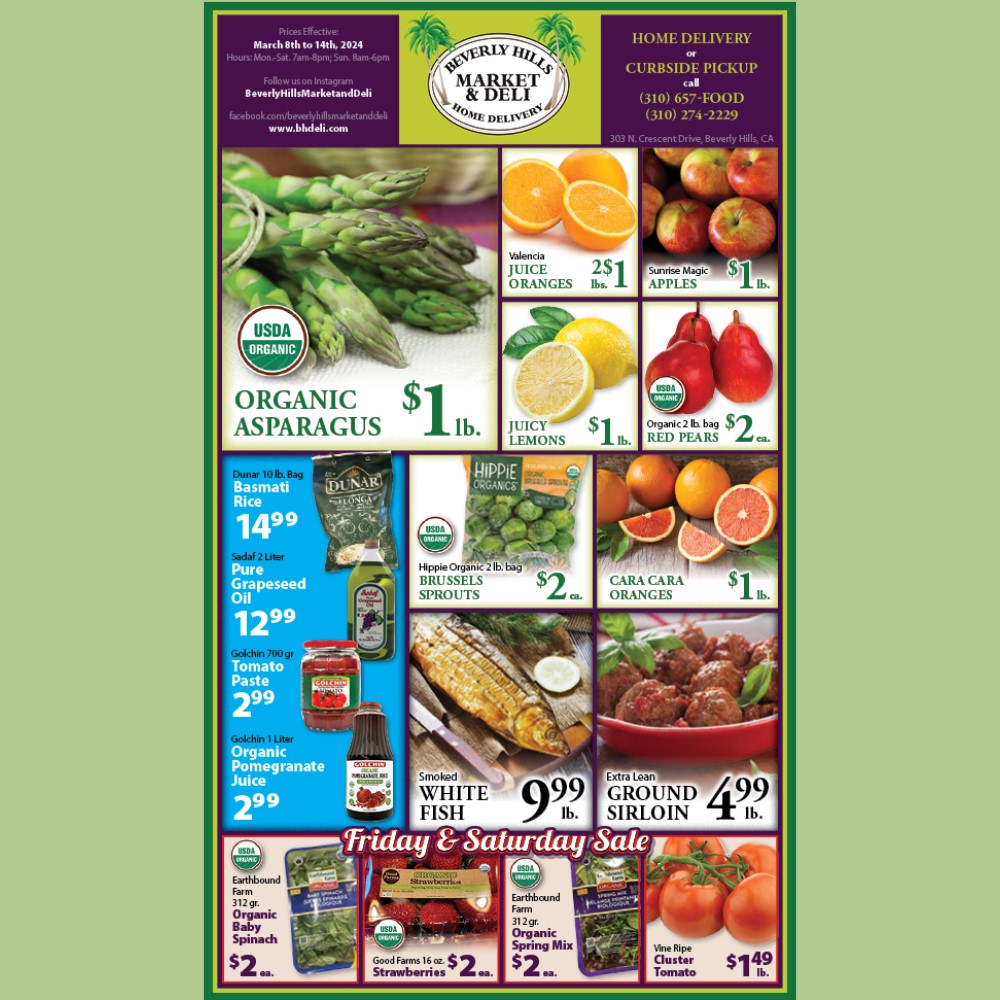 🤑Save Some Green! Don't miss this Week's Sale!🤑
#BHDeli #MyBevHills #GroceryDeals