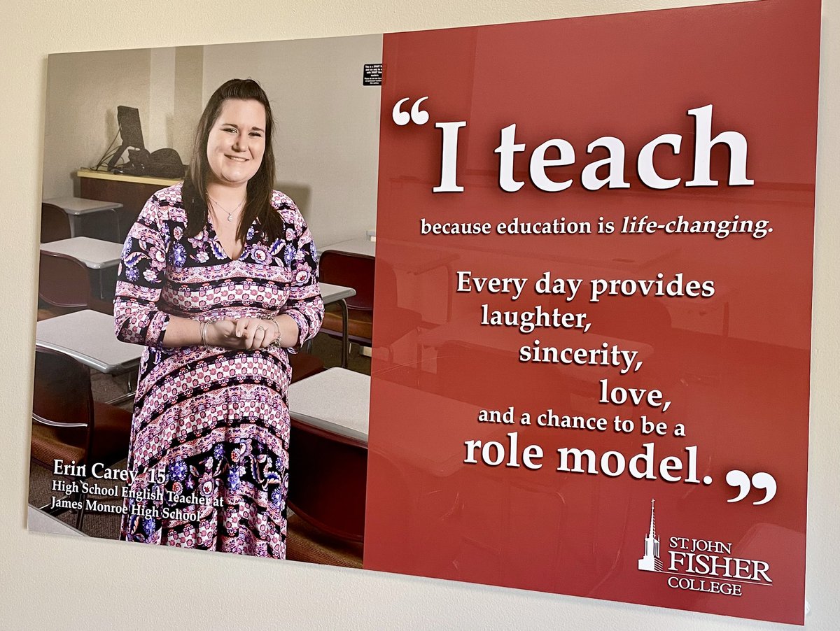 It was a beautiful day to learn from professionals about  opportunities and explore post-secondary options. We even spotted our very own <a href="/315Carey/">Erin Carey</a> in the school of education!