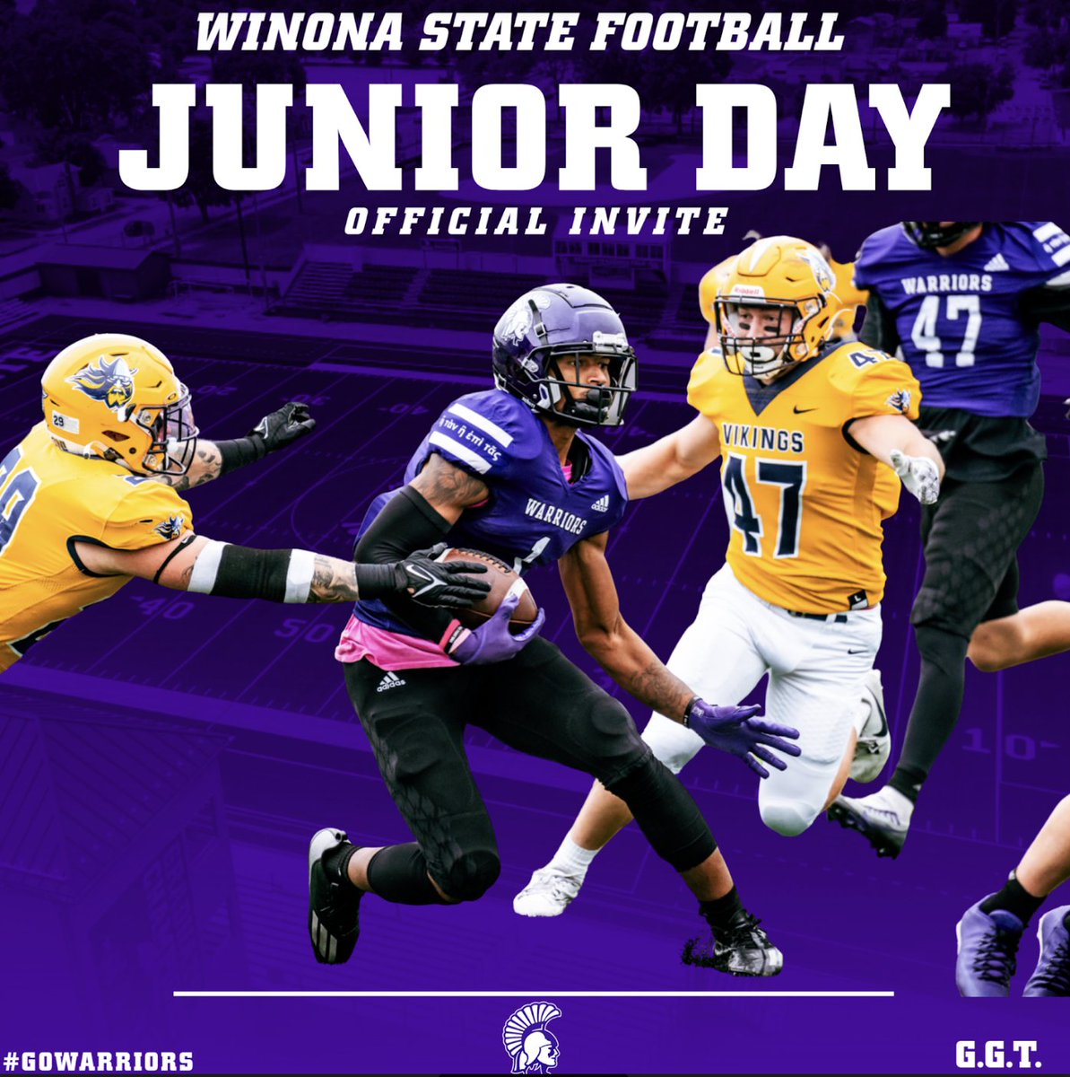 thank you for the invite <a href="/CoachCosgrove18/">Charlie Cosgrove</a>