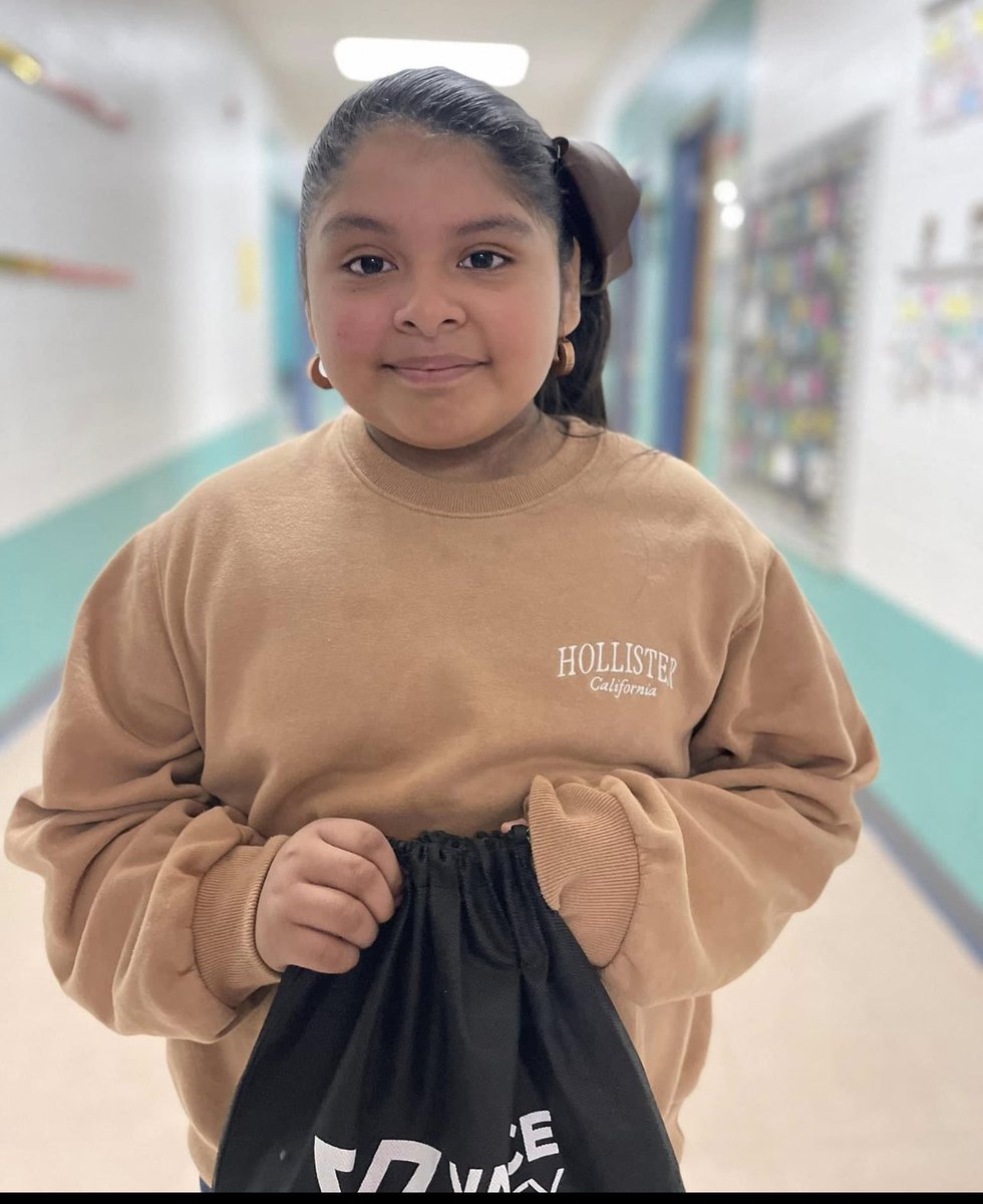 🌟Congratulations 🌟 to our very own Brisa - who was awarded the Student Spotlight award for <a href="/AYCOCKSCHOOL/">Aycock Elem School</a> and <a href="/VanceCoSchools/">Vance County Schools</a> 

She is kind, helpful, positive, hardworking, and an all-around good person. She is a leader and we are honored to celebrate her!