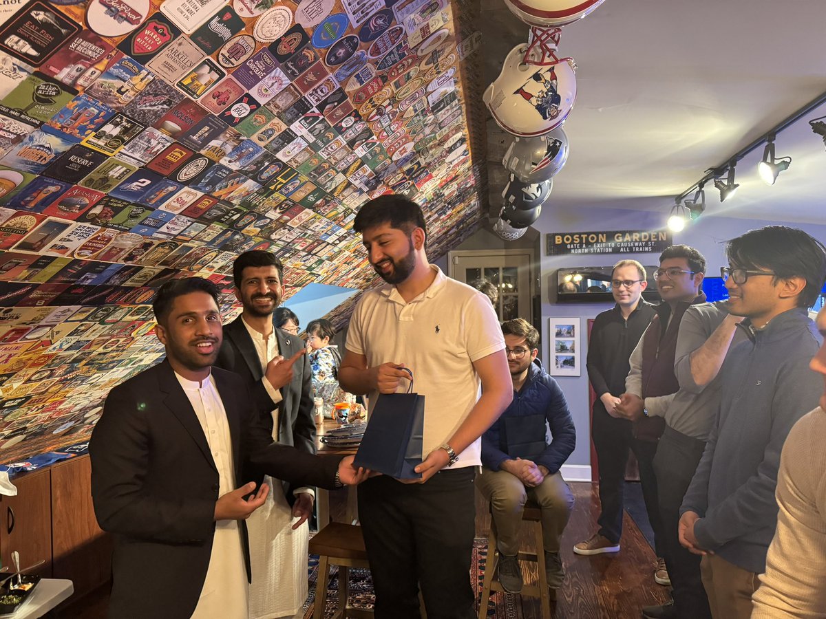So enjoyed having THE research TEAM over for some time tonight in our “Pawlik pub” to thank, celebrate &amp; recognize <a href="/YutakaEndoSurg/">Yutaka Endo 遠藤泰</a>, <a href="/musaabmunir/">Musaab Munir</a> &amp; <a href="/Mujtabakhalil/">Mujtaba Khalil, MD</a> for all their hard work &amp; accompaniments. Good luck in your future endeavors &amp; once a #Buckeye always a Buckeye! ⭕️🙌