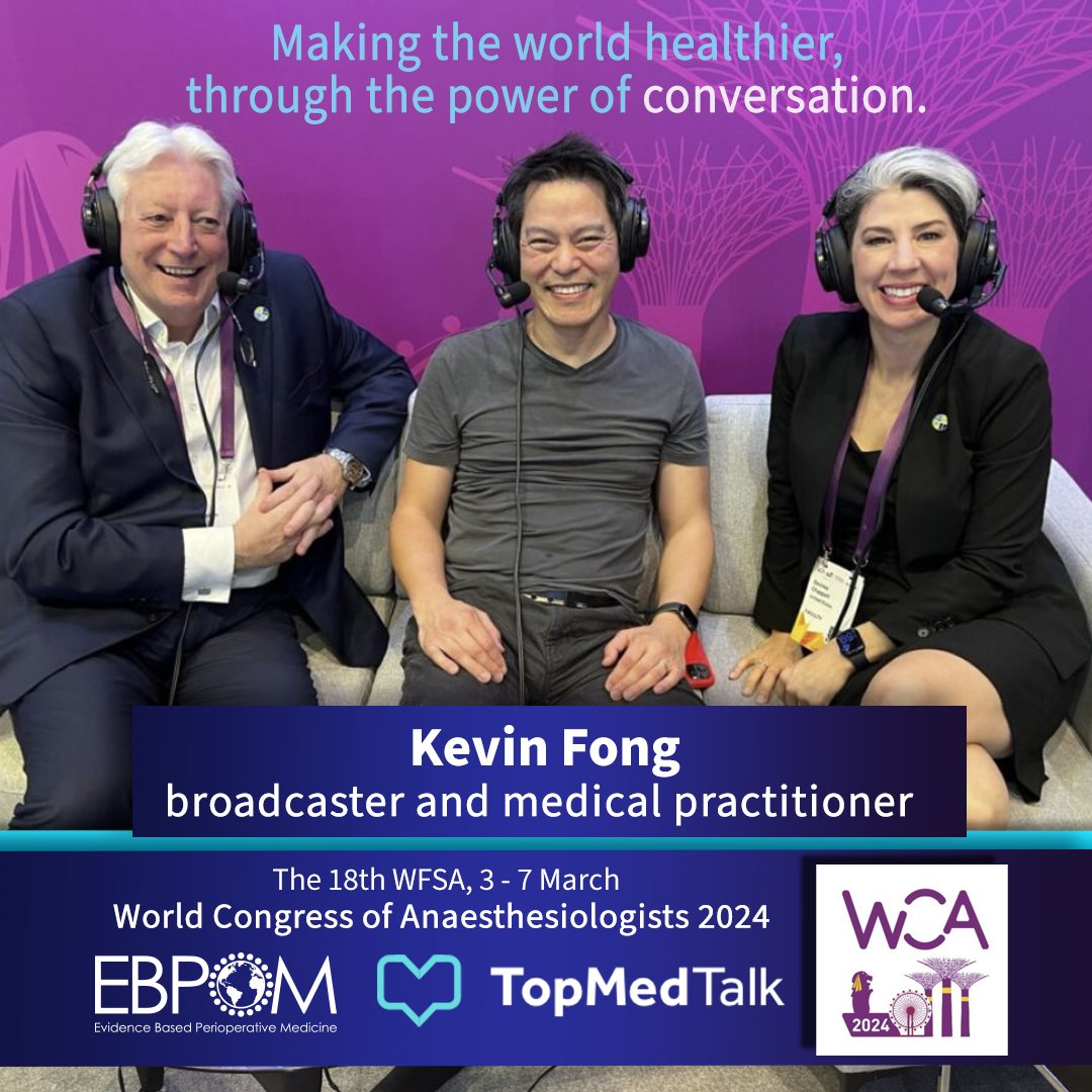 Kevin Fong, broadcaster and medical practitioner | WCA 2024 🎧 topmedtalk.com/podcasts/kevin… Presented by Desirée Chappell and Monty Mythen speaking with well-known British doctor and broadcaster Kevin Fong, OBE MRCP FRCA. #WCA2024 #TopMedTalk
