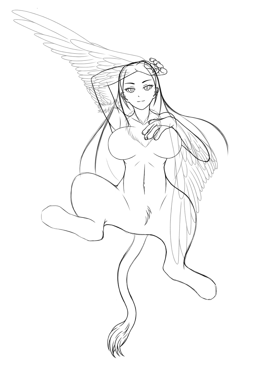 エッチなのを描いているのかもしれない... 