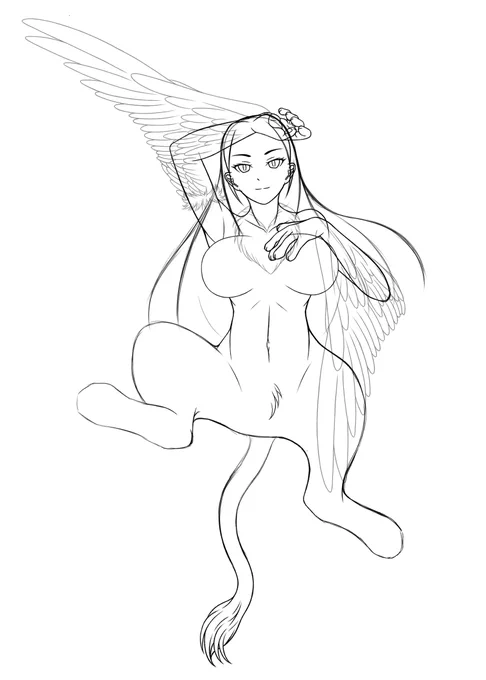 エッチなのを描いているのかもしれない... 
