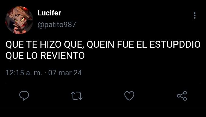 ikoogIw's tweet photo. au [#appleradio] [#radioapple] 🍎📻
...donde Niffty, hija de Alastor, le hace una broma "inofensiva" a Charlie, hija del director de la escuela Hazbin
o
...donde Lucifer en una junta de padres de familia, aborda el tema y amenaza a Alastor con expulsar a su hija https://t.co/n9CtB3eLiC