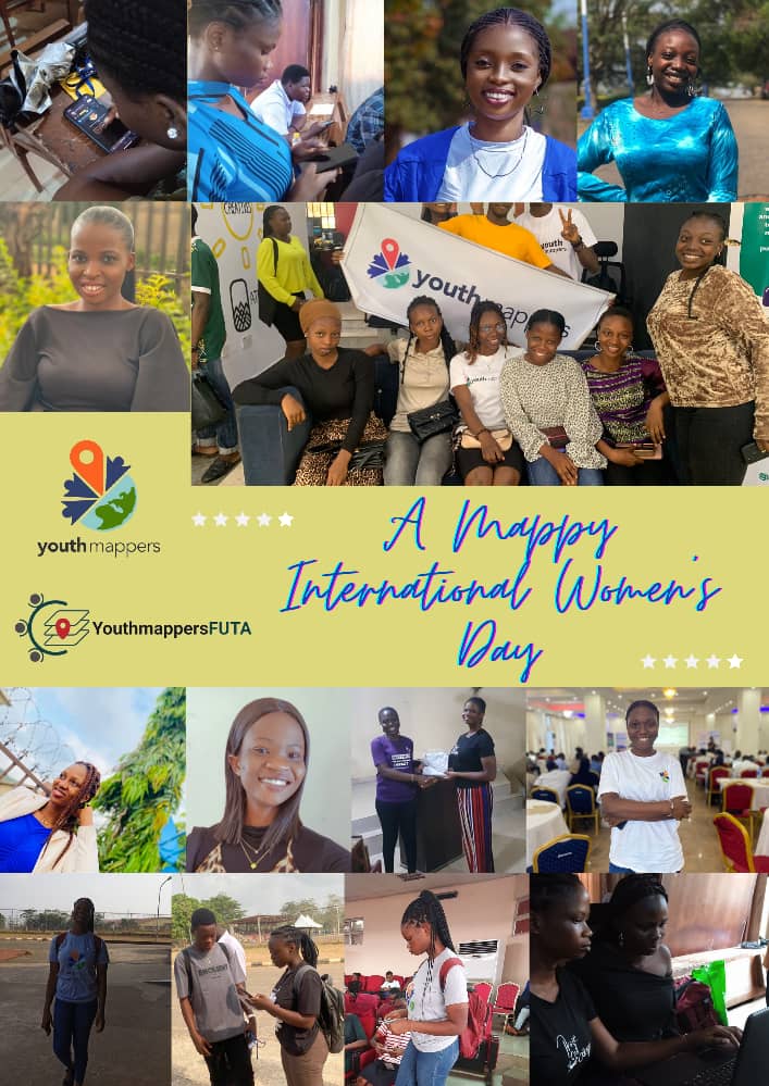 YouthMapperFUTA's tweet photo. 🎉 Celebrating Women's Day at YouthMappersFUTA 🌍

Today, we want to say a big thank you to the amazing women in our YouthMappersFUTA community. Your passion and dedication inspire us to make the world a better place through mapping. https://t.co/JTF12aY75A